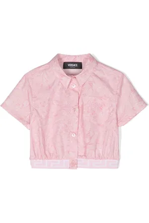 VERSACE Barocco cropped shirt