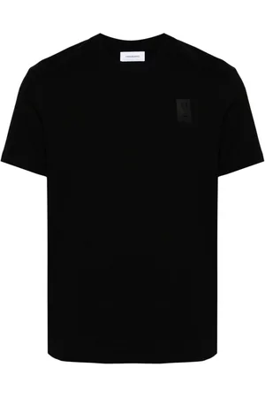 Salvatore Ferragamo Logo-patch cotton T-shirt