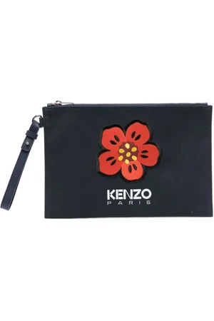 Kenzo Boke Flower motif clutch