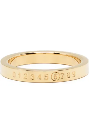 Maison Margiela Numeric Minimal polished-finish ring
