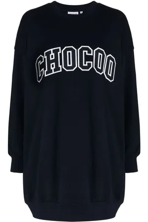 Chocoolate Logo crew-neck dress