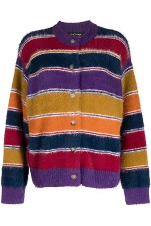 tout a coup Stripe-print cardigan