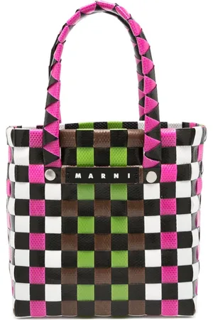 Marni Mini Market Criss-Cross woven basket bag