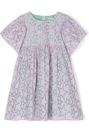 Stella McCartney Star-embroidery cotton dress
