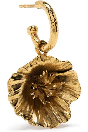 Goossens Talisman poppy flower single earring