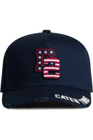 Dsquared2 Logo-patch distressed baseball cap