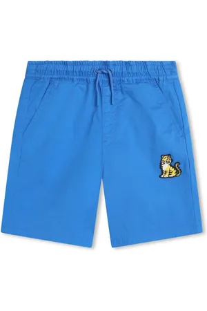 Kenzo Logo-embroidered track shorts