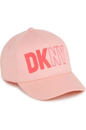 Dkny Kids logo-print cotton bucket hat - Blue
