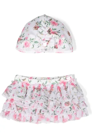 MONNALISA Floral-print ruffled tutu