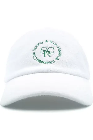 Sporty & Rich Logo-embroidered cotton cap