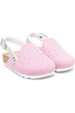 MONNALISA Crystal-embellished sandals