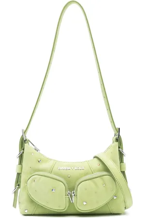 Bimba y Lola XS Pocket suede shoulder bag