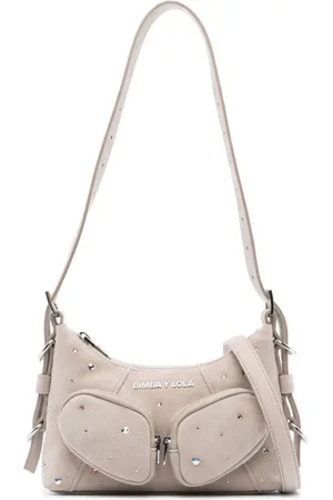 Bimba y Lola XS Pocket suede shoulder bag
