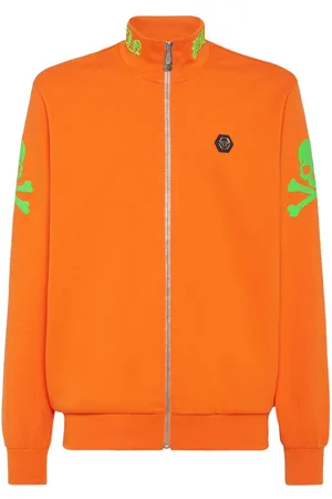 Philipp Plein Embroidered zip-up sweatshirt
