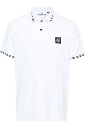 Stone Island Piqu?? cotton polo shirt