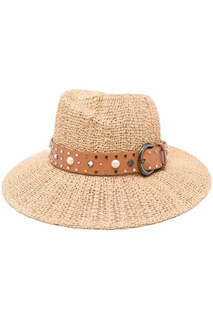 Le Mont St Michel Virginie decorative belt fedora hat