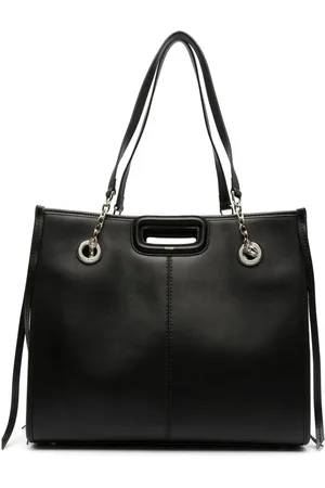 Maje Fringed leather tote bag