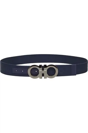 Salvatore Ferragamo Gancini logo-jacquard grosgrain belt
