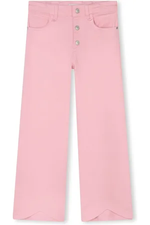Sonia Rykiel Enfant Logo-plaque flared trousers