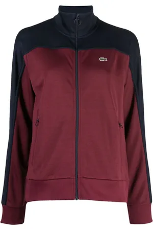 Lacoste Logo-appliqué colour-block sweatshirt