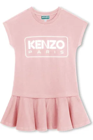 Kenzo Logo-print organic cotton dress