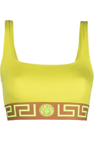 The latest collection of yellow bandeau bikinis for women