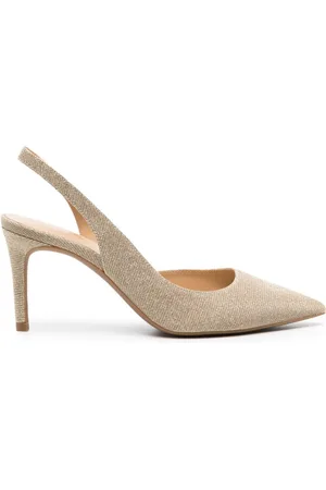 Michael kors gold cheap pumps