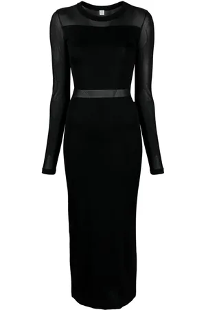 Totême Semi-sheer fine-knit dress