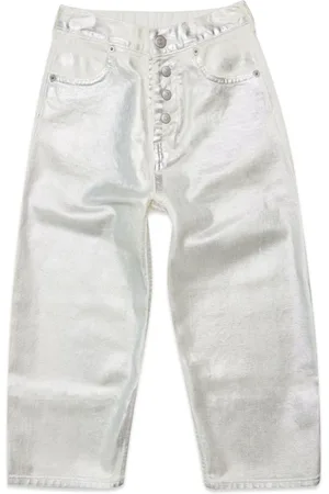 Maison Margiela Metallic straight-leg jeans