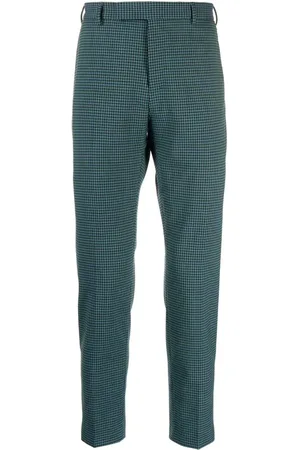 Skinny Houndstooth Suit Trousers | boohoo