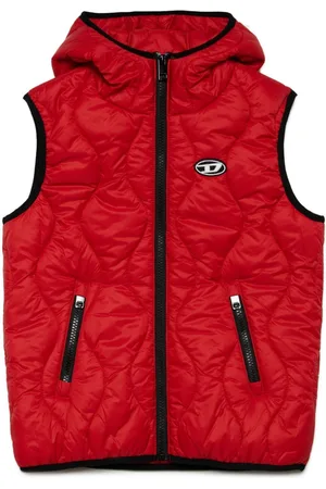 Diesel Logo-appliqu?? padded gilet