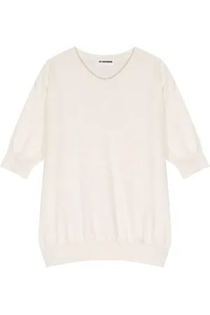 Jil Sander Ribbed-knit cotton T-shirt