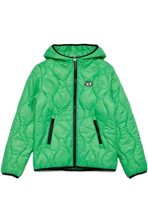 Diesel Logo-appliqué quilted jacket