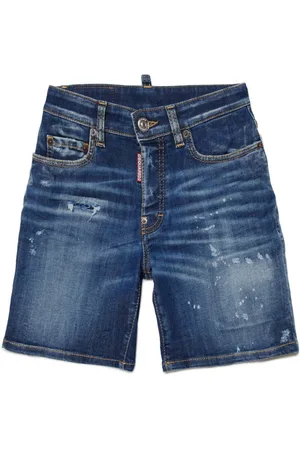 Dsquared2 Distressed denim shorts
