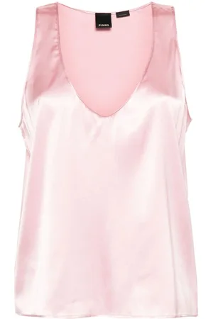 Pinko Satin-finish sleeveless top