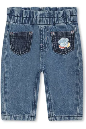 Kenzo Logo-appliqu?? denim trousers