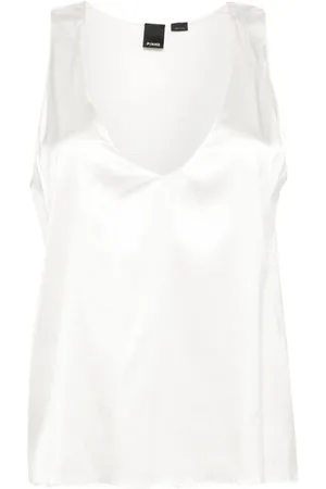 Pinko Satin-finish sleeveless top
