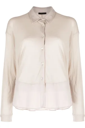 TRANSIT Panelled virgin wool-blend top