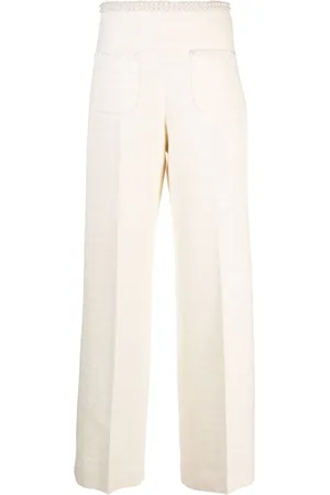 Sandro Embellished tweed trousers