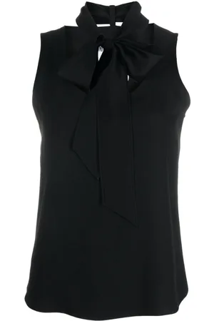 Moschino Bow-detail sleeveless blouse