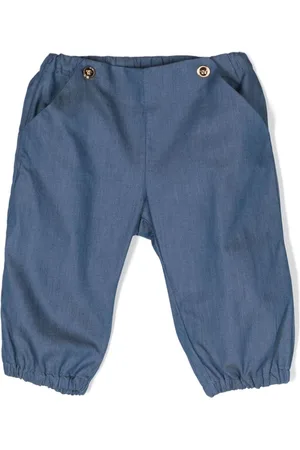 VERSACE Medusa Head-buttons tapered trousers