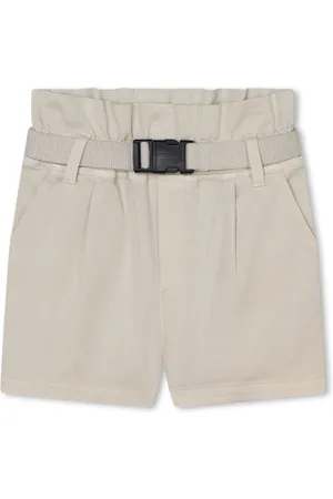 DKNY Belted straight-leg shrots