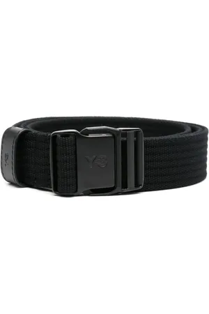 Y-3 Logo-embossed buckle belt