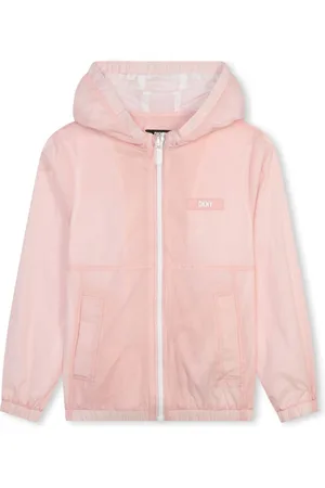 DKNY Logo-appliqu?? hooded jacket
