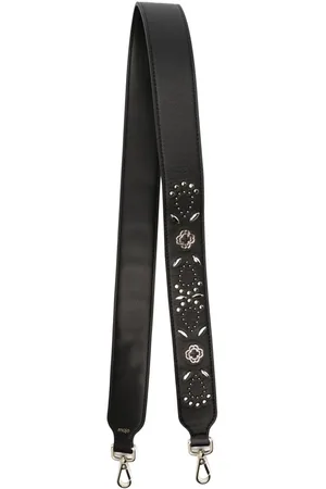 Maje Studded leather shoulder strap