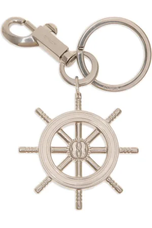 Bally Helm-charm metal keyring