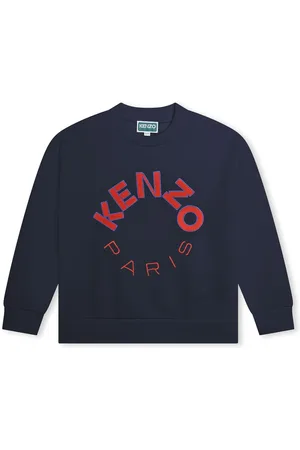 Kenzo Logo-embroidered cotton sweatshirt