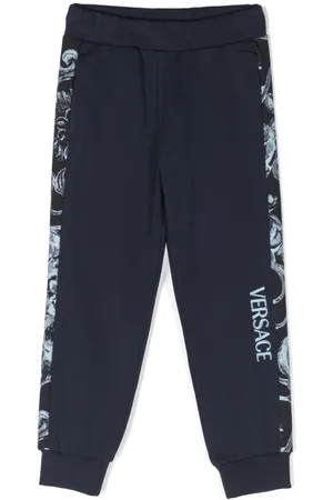 VERSACE Barocco-print cotton track pants