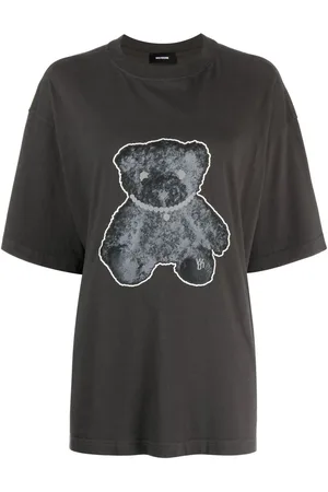We11 Done Necklace Teddy-print cotton T-shirt