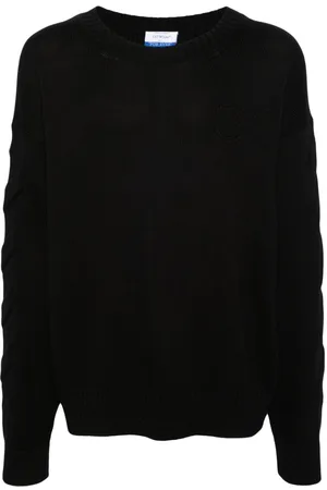 OFF-WHITE 3D Diag ribbed-knit jumper